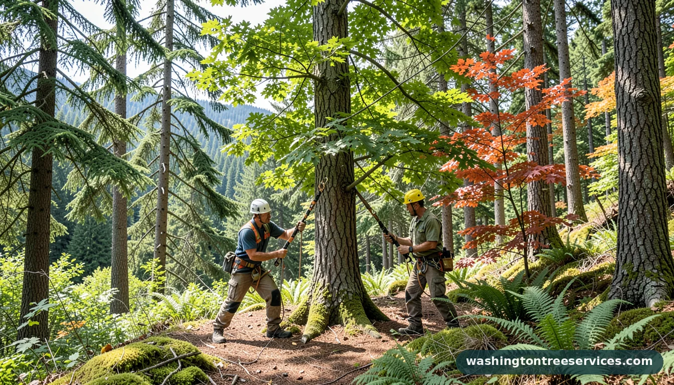 mts tree - certified arborists at work in Washington