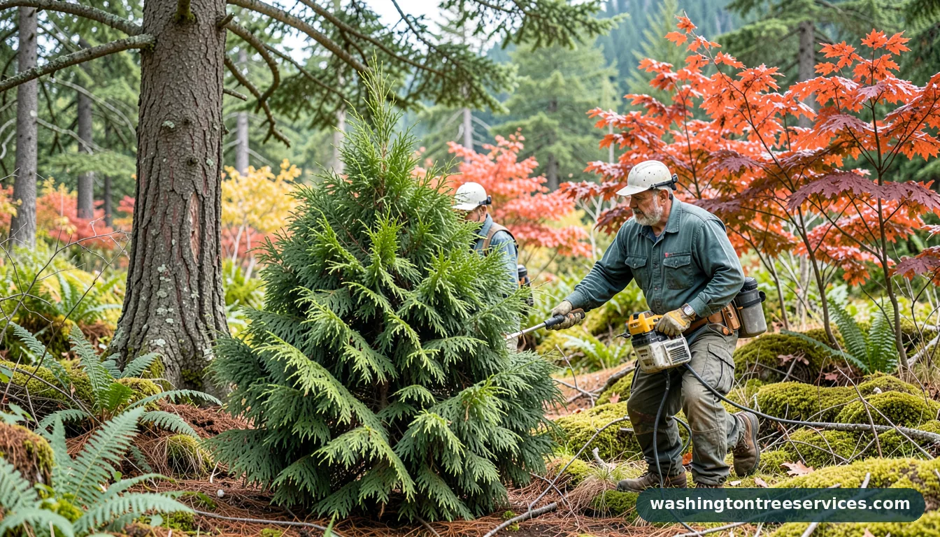 my arborvitae is turning brown - certified arborists at work in Washington