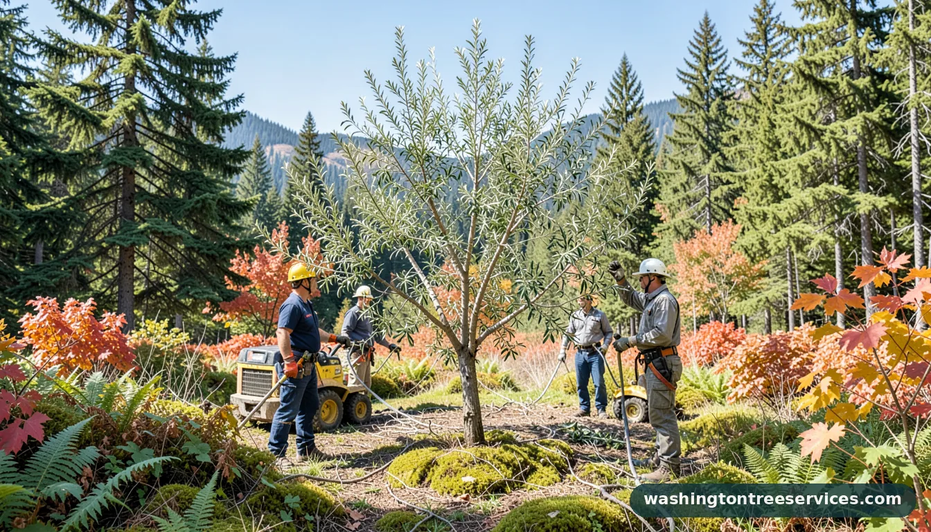 Certified arborists handling my olive tree is losing its leaves in Washington my olive tree is losing its leaves - certified arborists at work in Washington