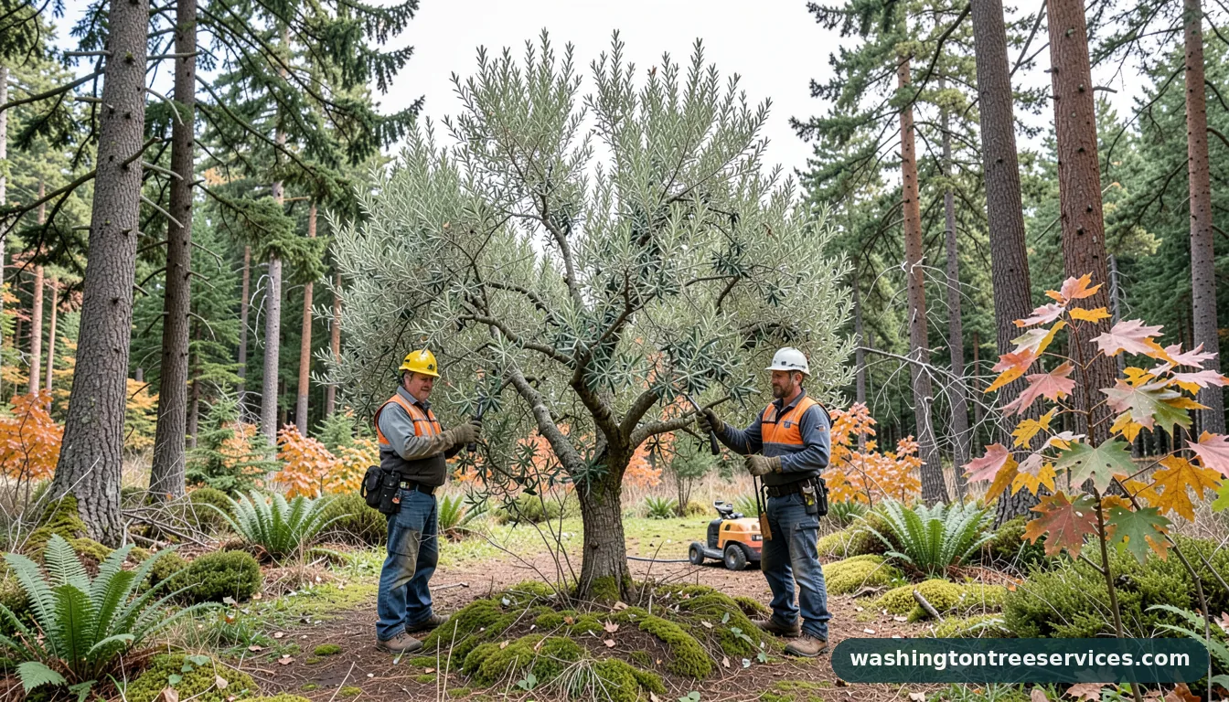 Completed my olive tree is losing its leaves project by Washington Tree Services my olive tree is losing its leaves - completed tree work by Washington Tree Services