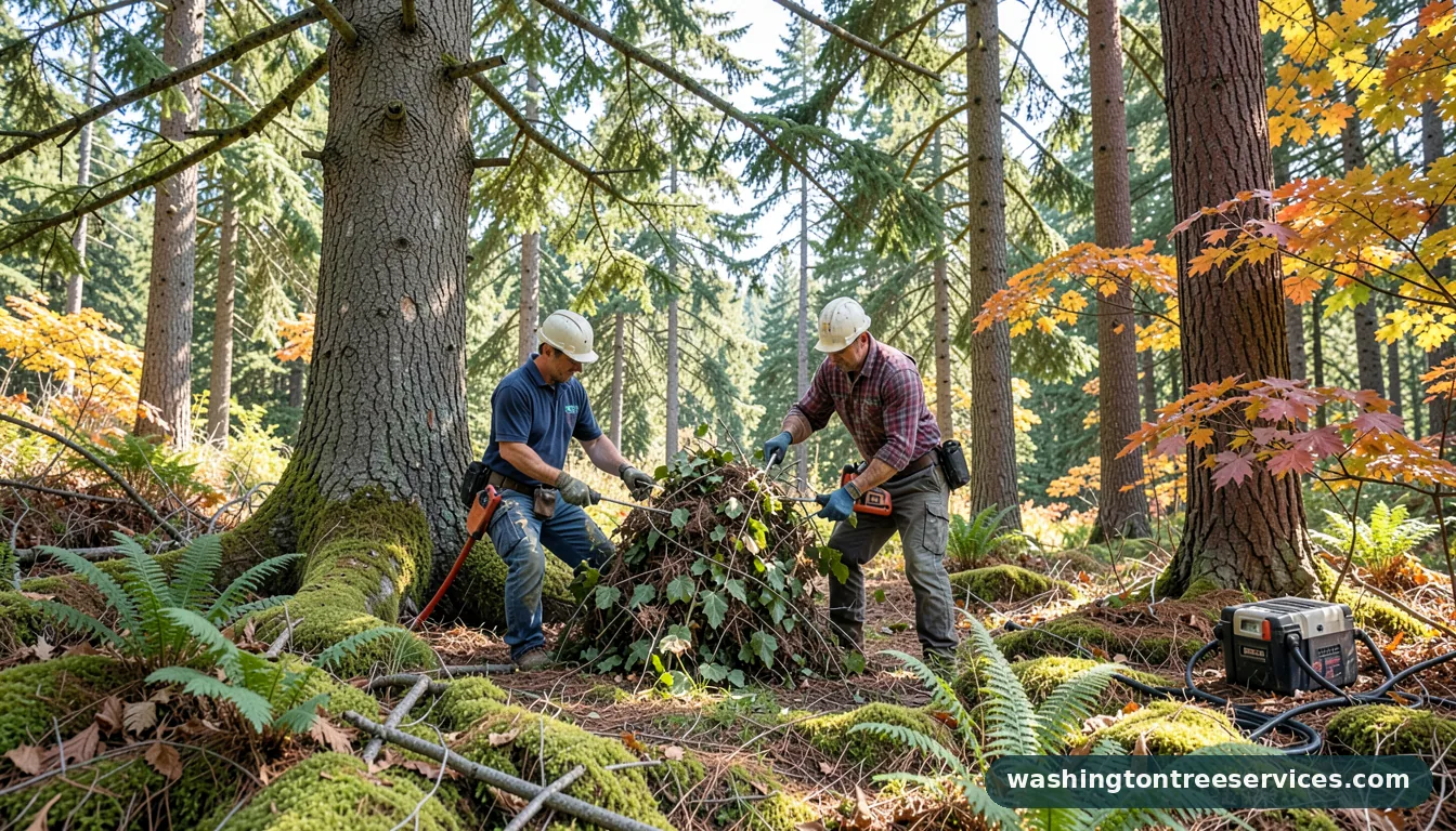 Completed my tree has fungus project by Washington Tree Services my tree has fungus - completed tree work by Washington Tree Services