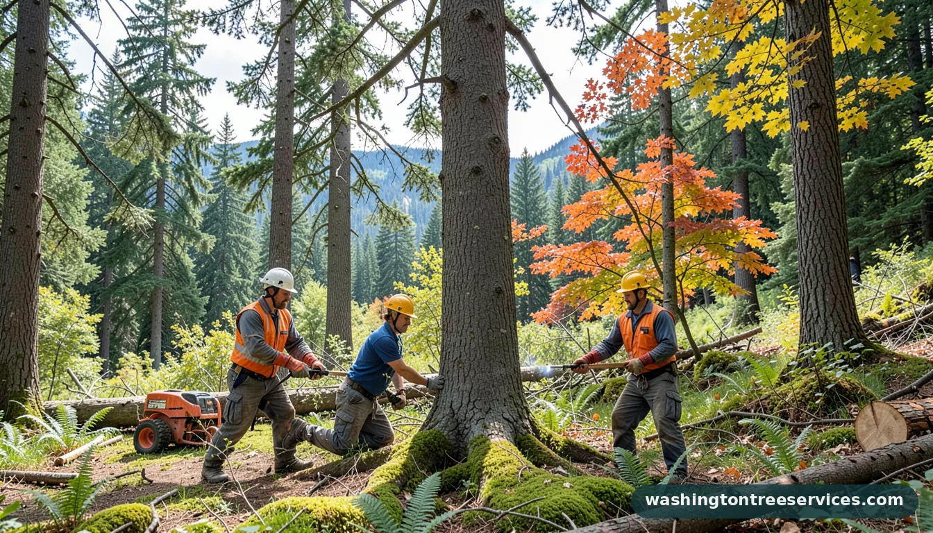 Certified arborists handling need a tree cut in Washington need a tree cut - certified arborists at work in Washington