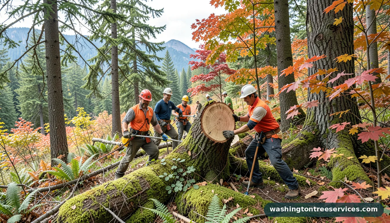 Professional equipment for need a tree cut in Washington need a tree cut - tree service equipment and crew in Washington