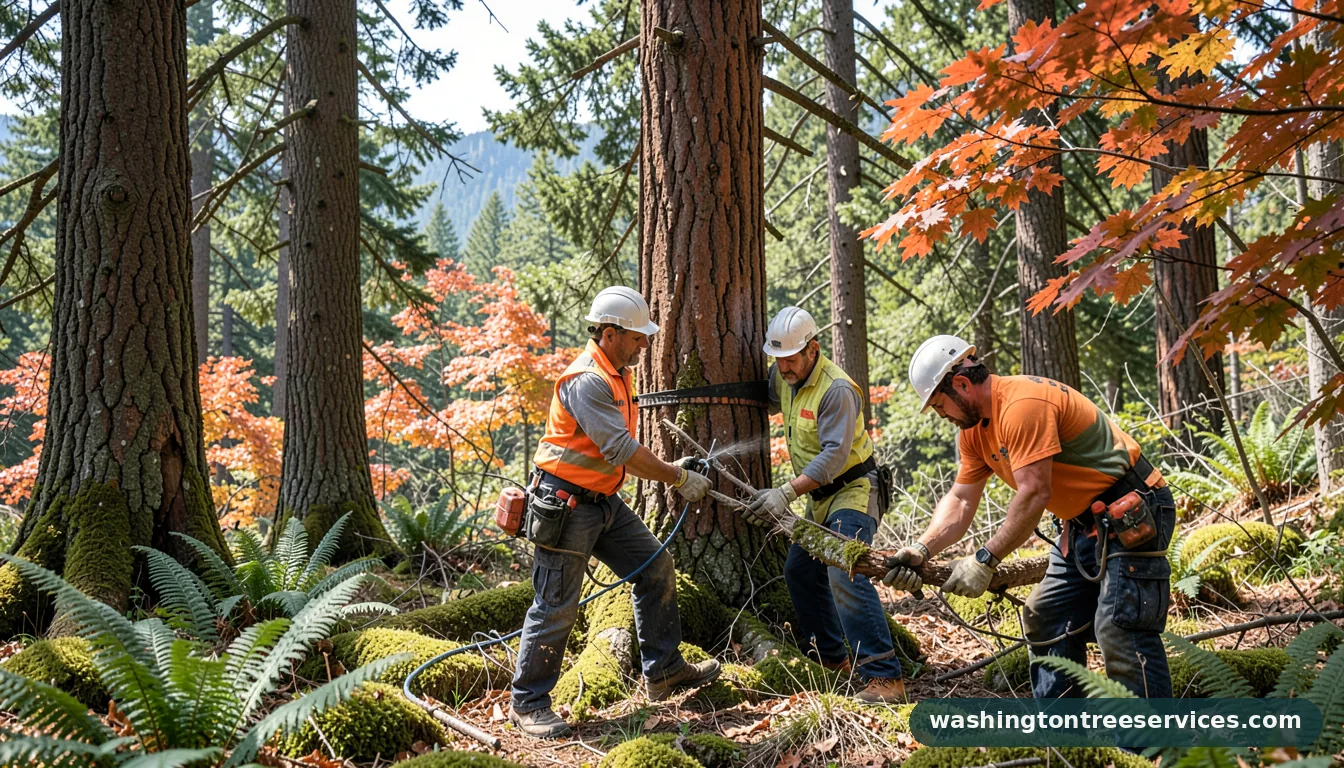 niwaki pruning - tree service equipment and crew in Washington