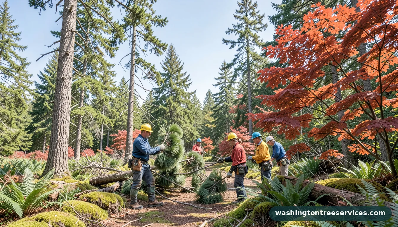 norfolk island pine pruning - professional tree service in Washington