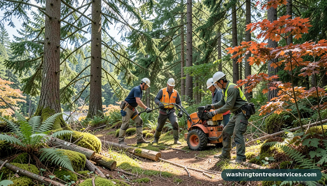 oahu tree works - certified arborists at work in Washington