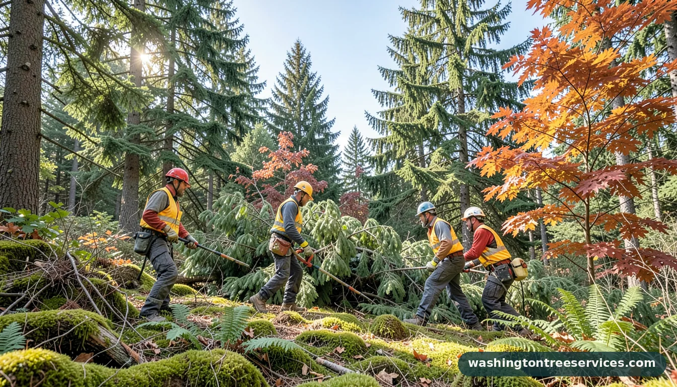 ok to trim trees in winter - professional tree service in Washington