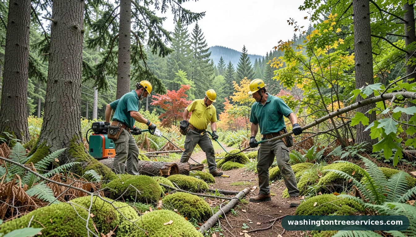 Completed olson tree service project by Washington Tree Services olson tree service - completed tree work by Washington Tree Services