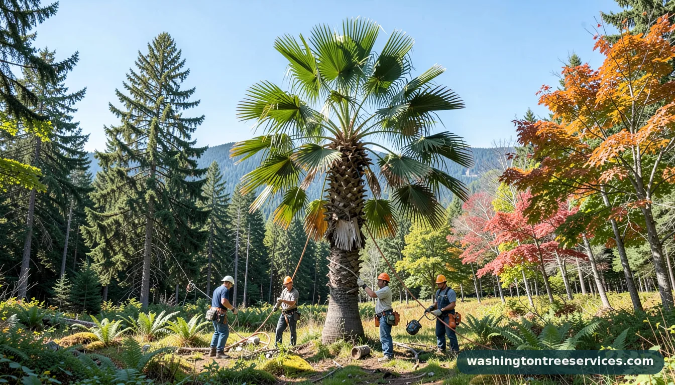 palm tree arborist in Washington | Washington Tree Services palm tree arborist - professional tree service in Washington