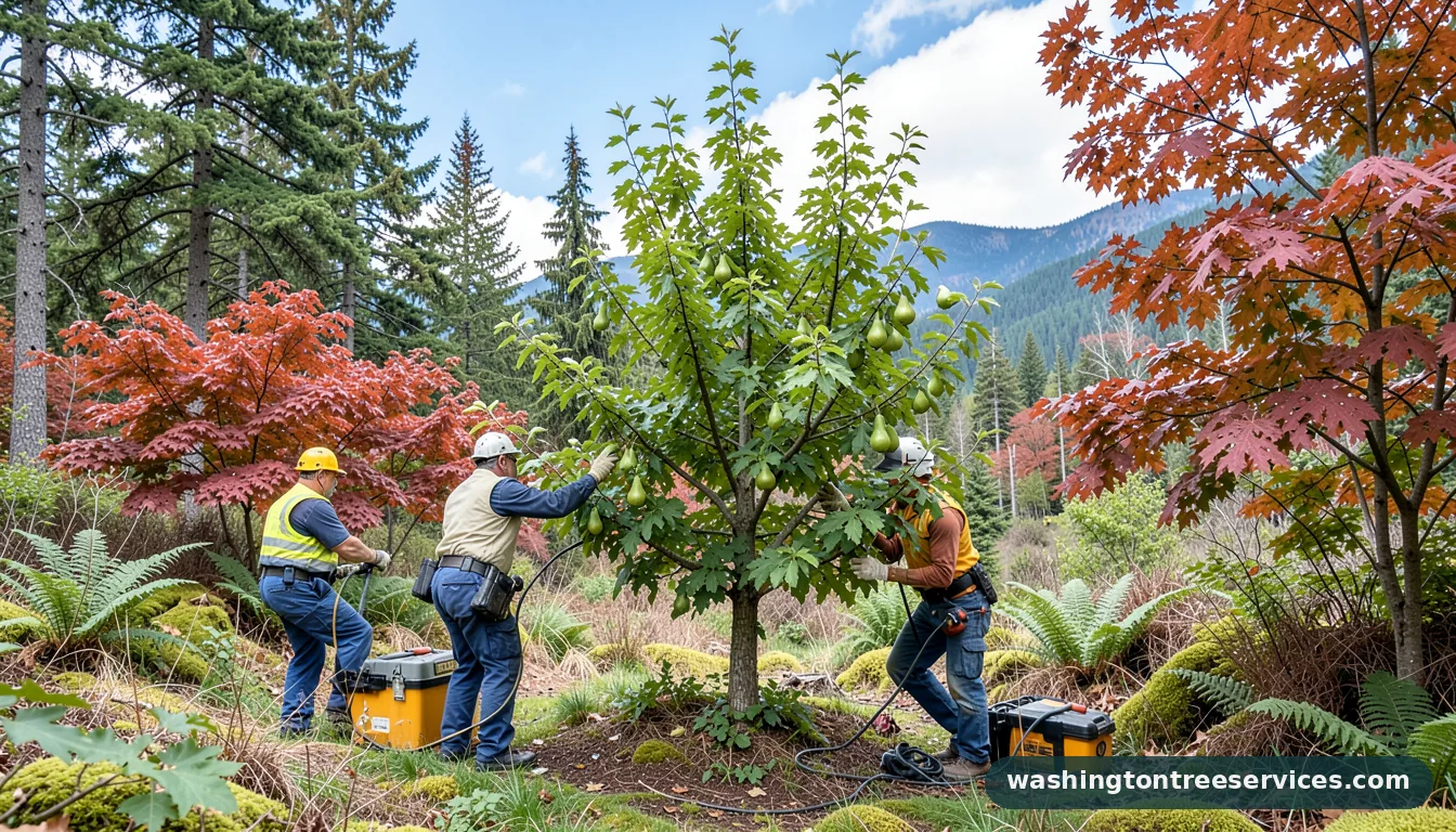 pear tree diseases treatment - professional tree service in Washington