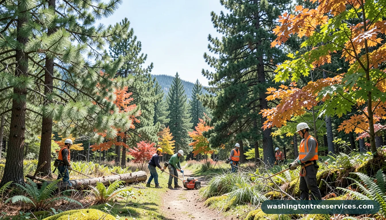 pine and ponder tree service - professional tree service in Washington