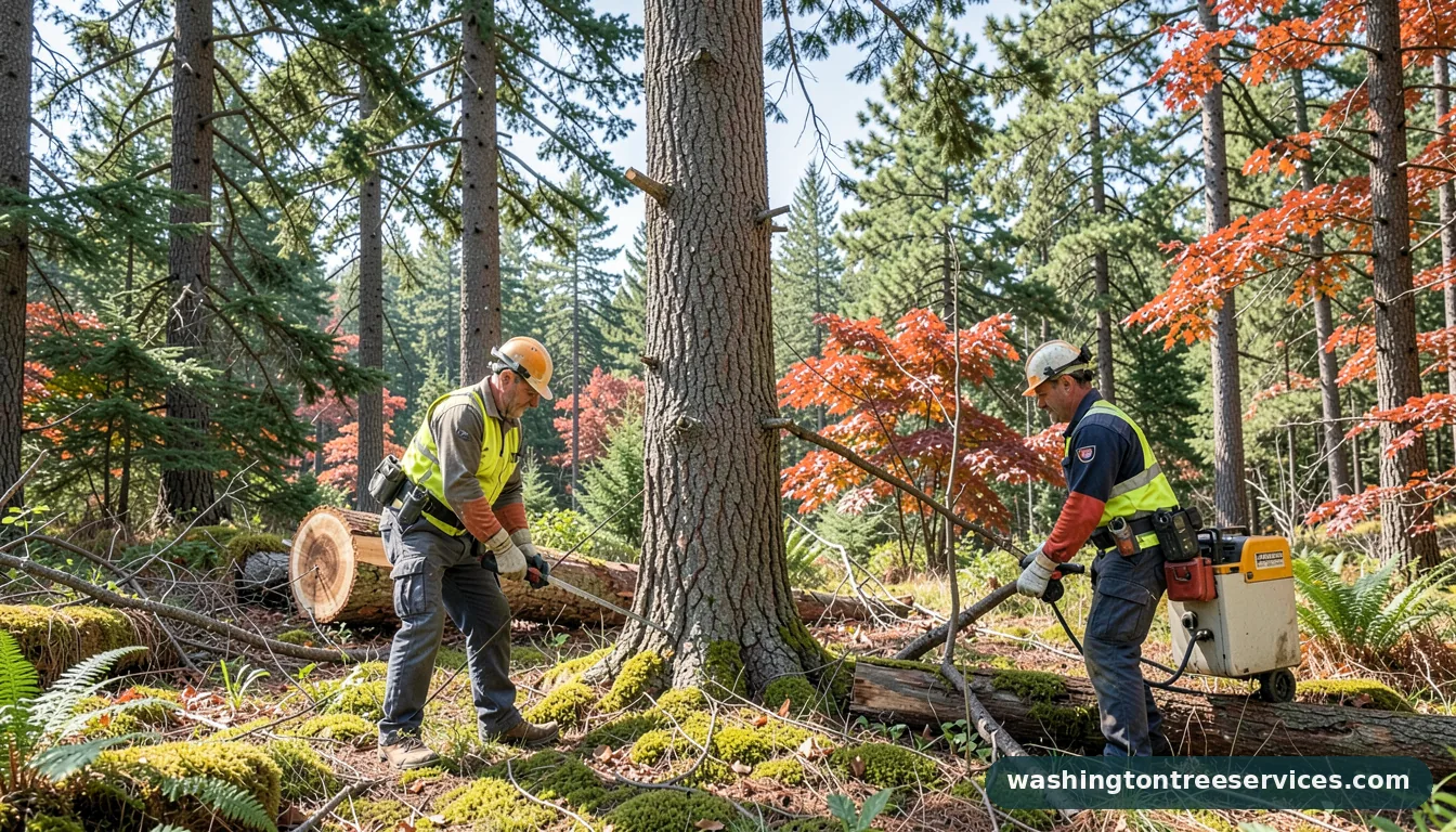 pro cut tree service - certified arborists at work in Washington
