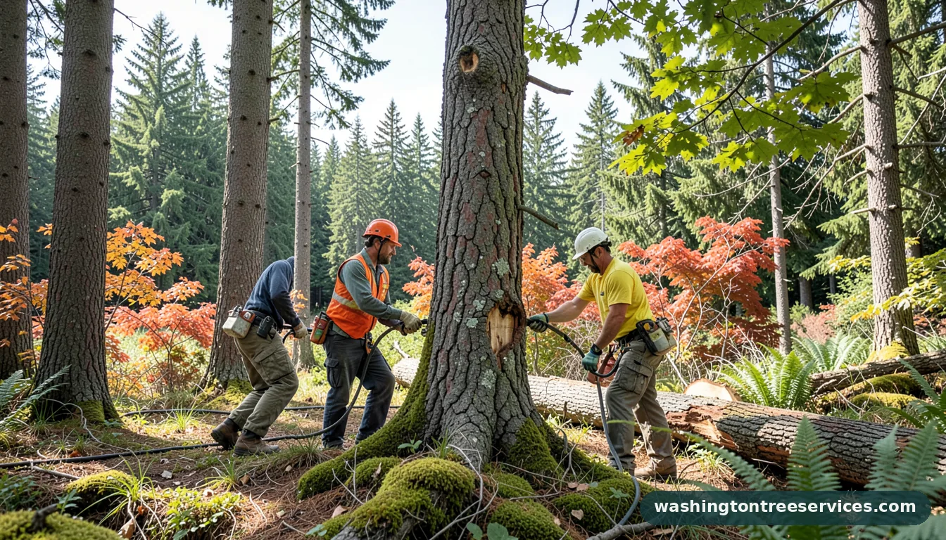 pro cut tree service - tree service equipment and crew in Washington