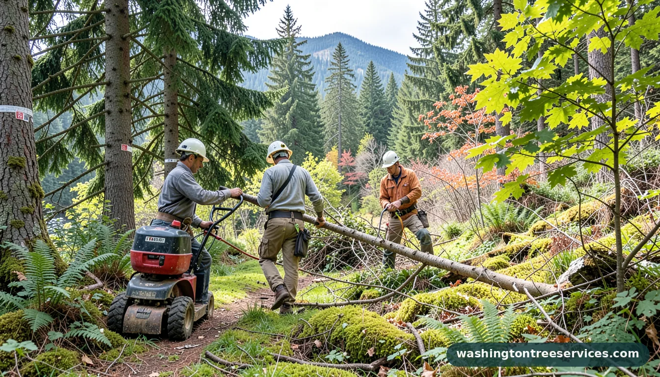 Certified arborists handling professional arborist near me in Washington professional arborist near me - certified arborists at work in Washington
