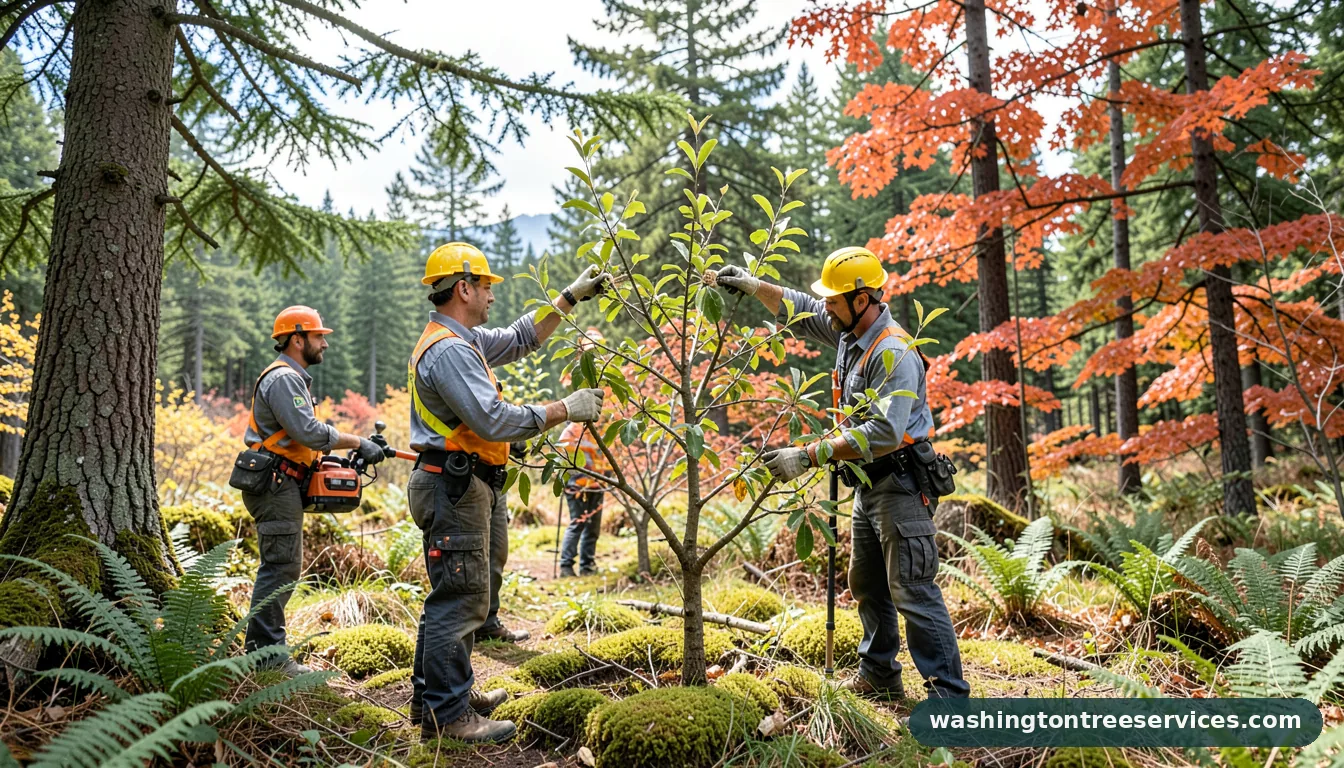 prune apricot tree - certified arborists at work in Washington