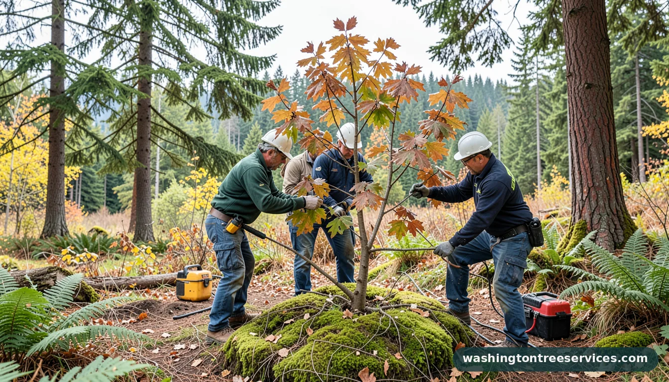 Completed prune fig tree for winter project by Washington Tree Services prune fig tree for winter - completed tree work by Washington Tree Services