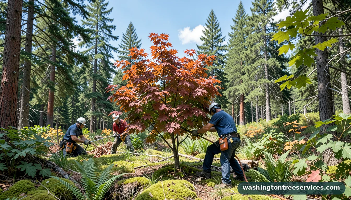 prune laceleaf japanese maple - professional tree service in Washington