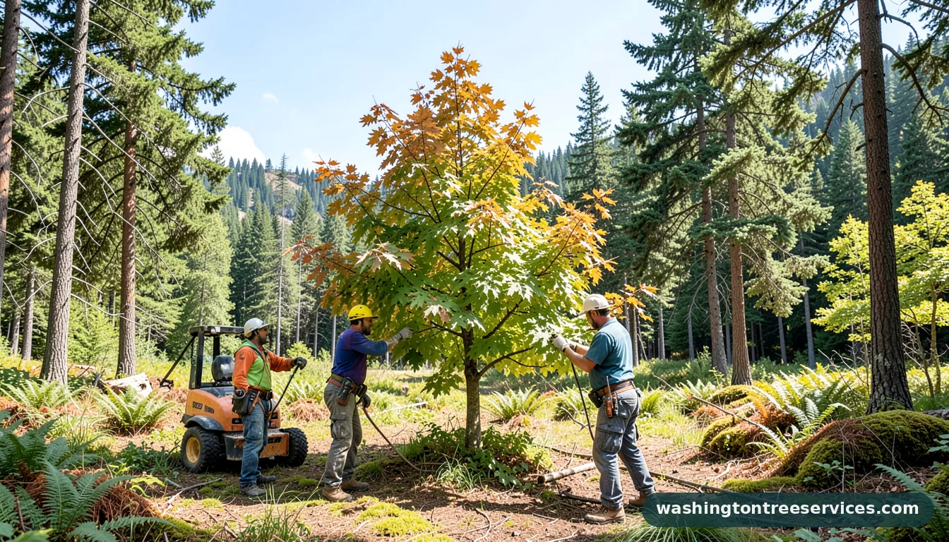 prune maple tree - professional tree service in Washington