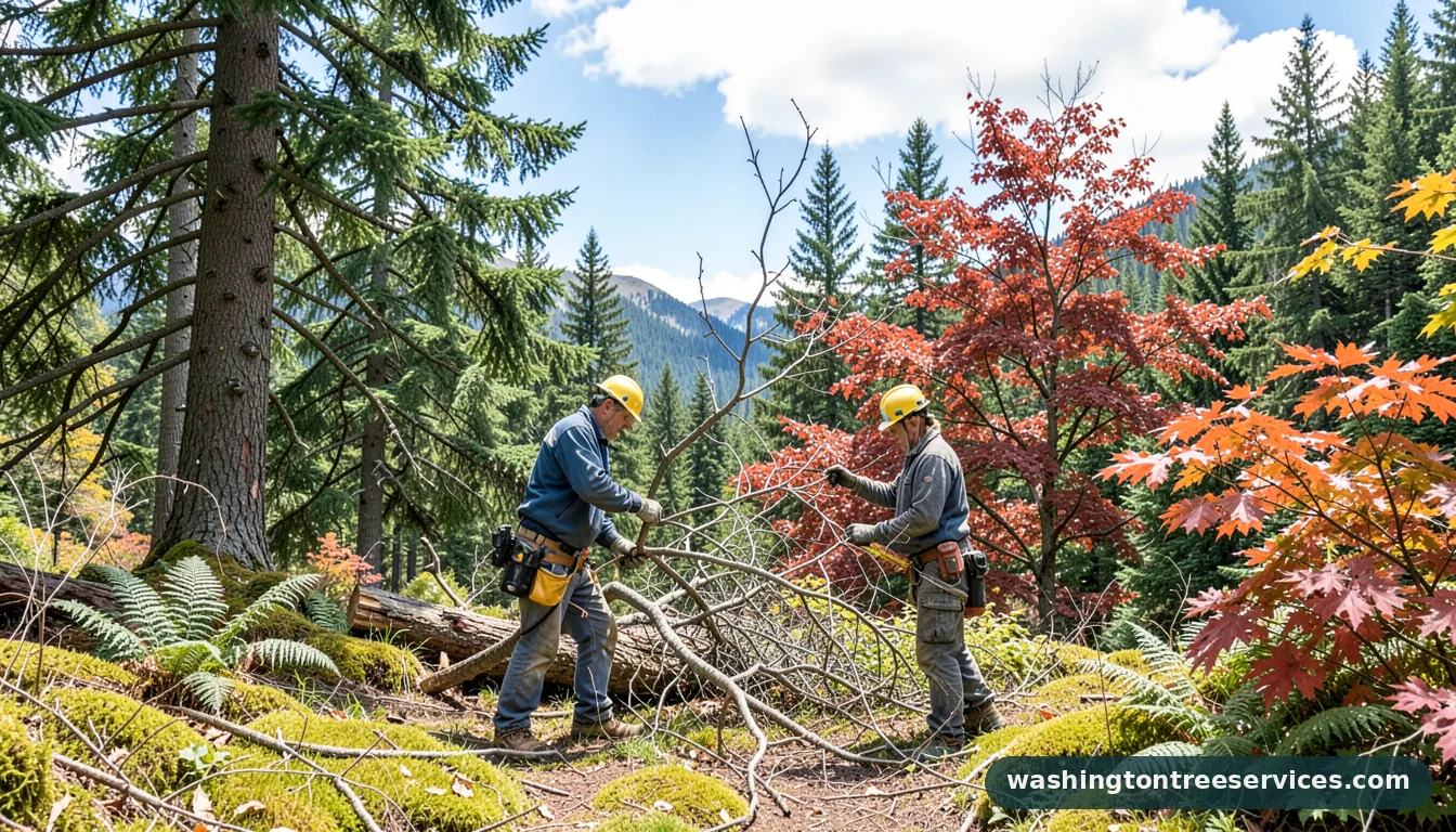 prune tree branches - professional tree service in Washington