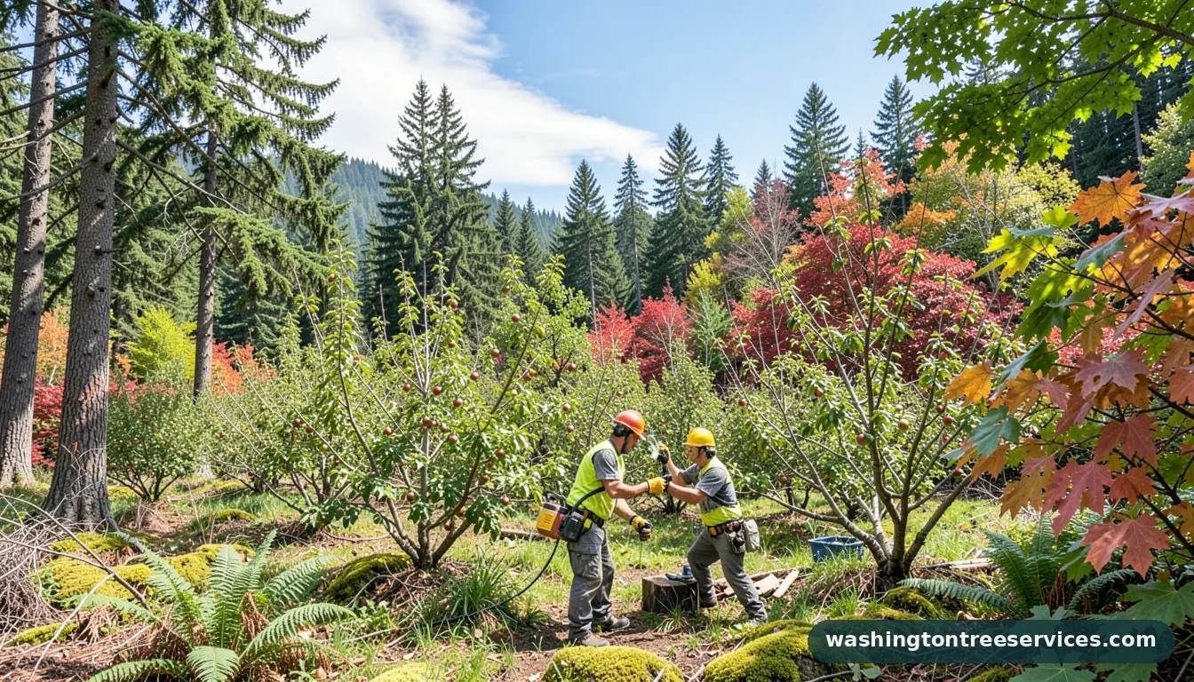 pruning apple trees in Washington | Washington Tree Services pruning apple trees - professional tree service in Washington