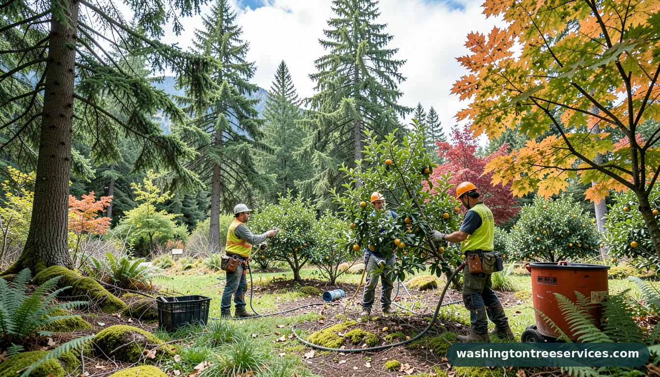 pruning citrus trees - professional tree service in Washington