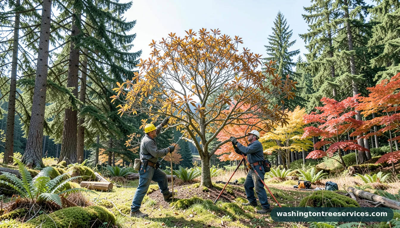 pruning eucryphia tree - professional tree service in Washington