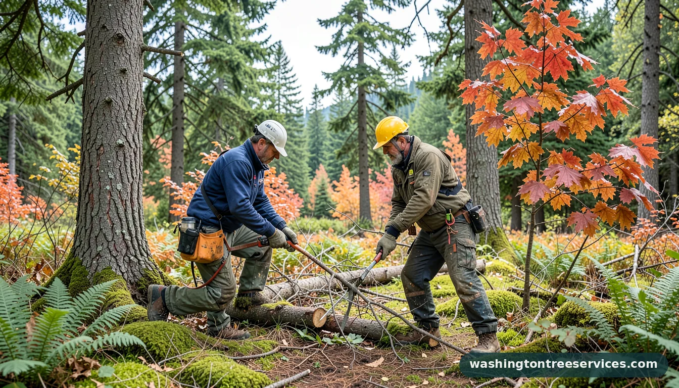 Certified arborists handling pruning services near me in Washington pruning services near me - certified arborists at work in Washington