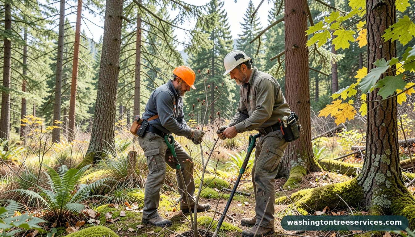 Professional equipment for pruning witch hazel in Washington pruning witch hazel - tree service equipment and crew in Washington