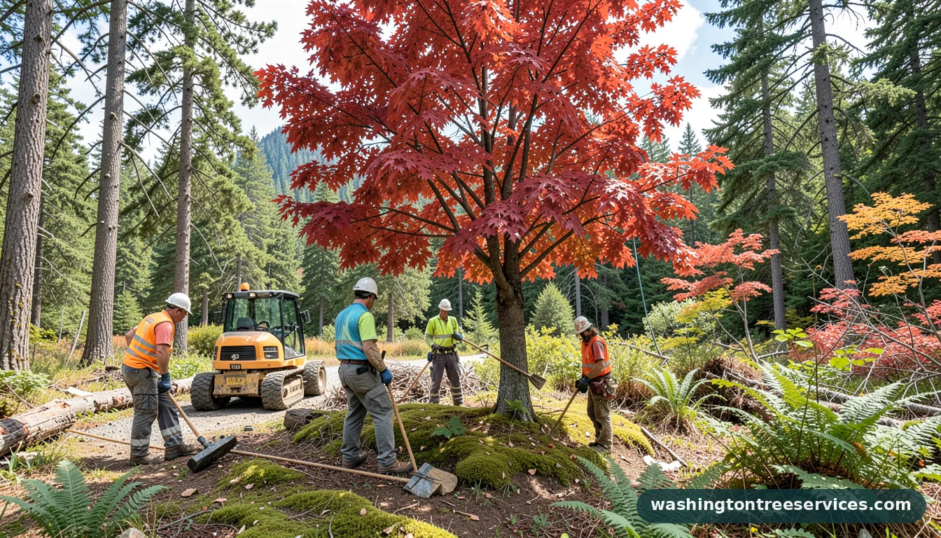 Professional equipment for red rock tree and landscaping in Washington red rock tree and landscaping - tree service equipment and crew in Washington