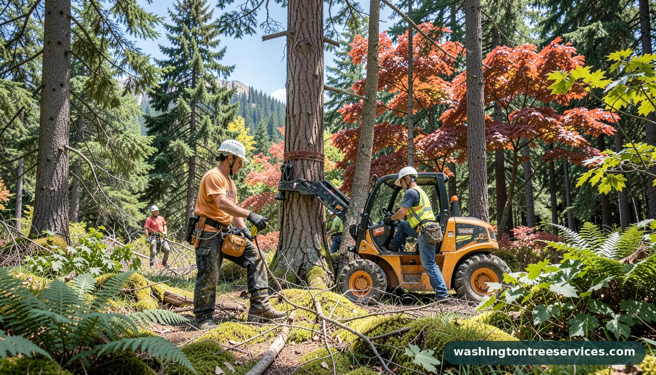 Completed ron miller tree service project by Washington Tree Services ron miller tree service - completed tree work by Washington Tree Services