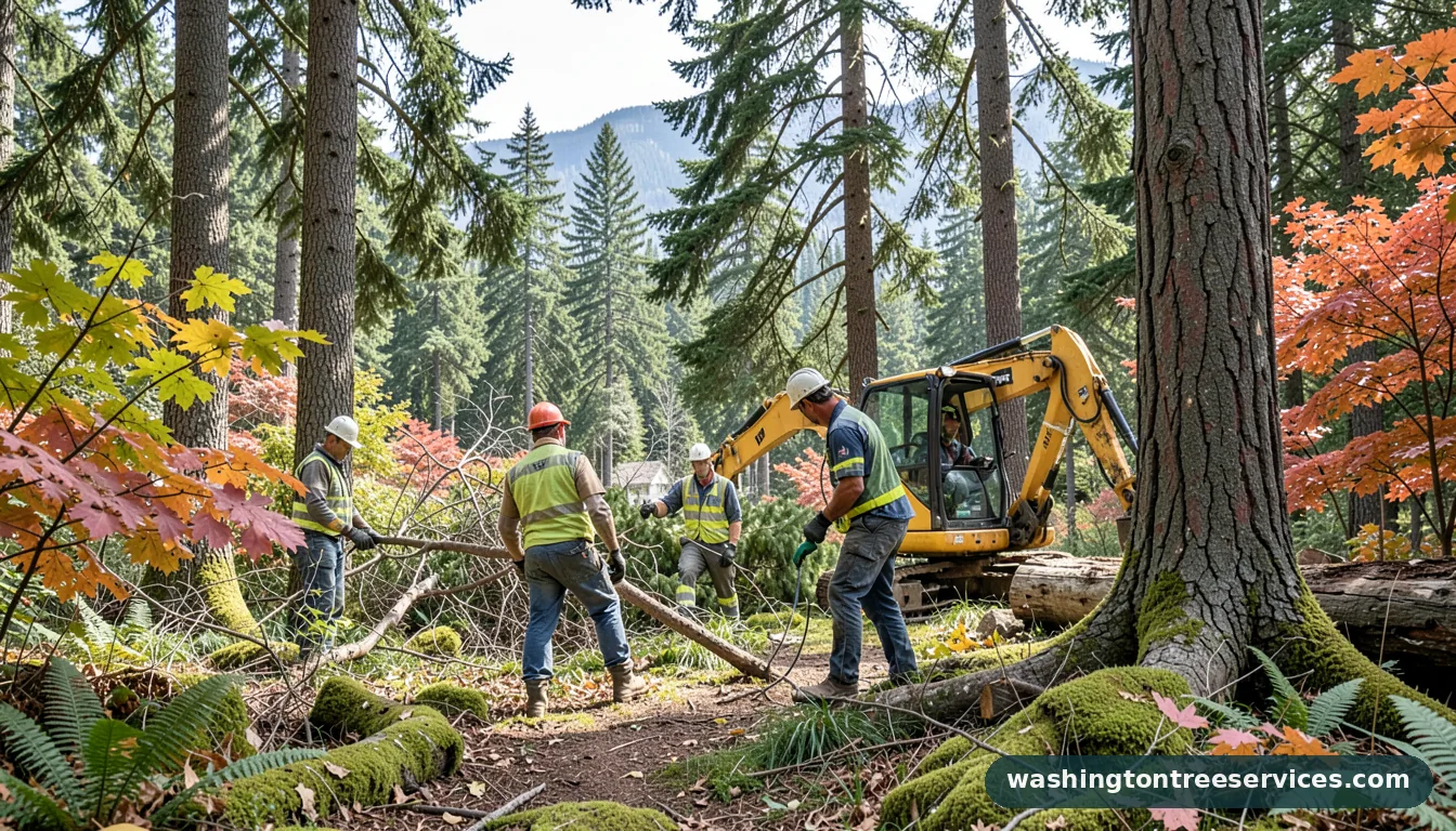 sdci tree removal - certified arborists at work in Washington