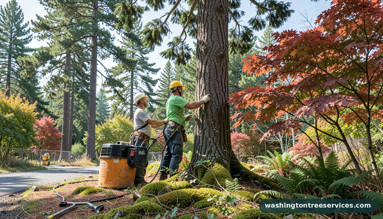 seattle city light tree trimming - completed tree work by Washington Tree Services