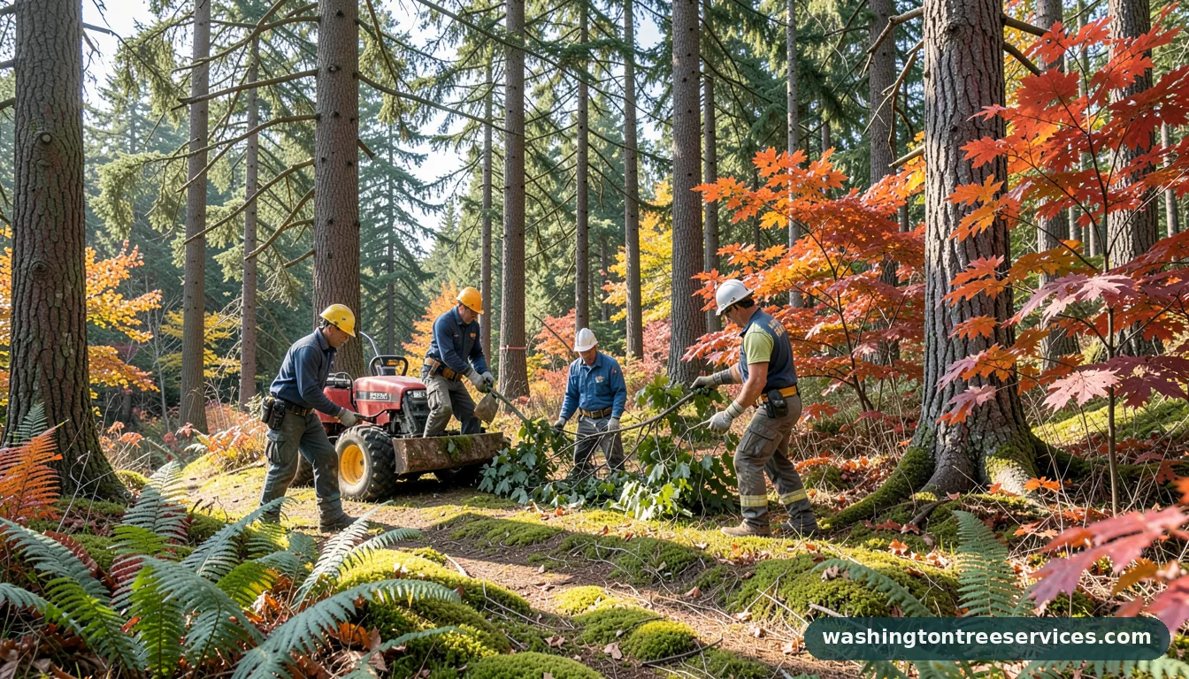 seattle tree care reviews - completed tree work by Washington Tree Services