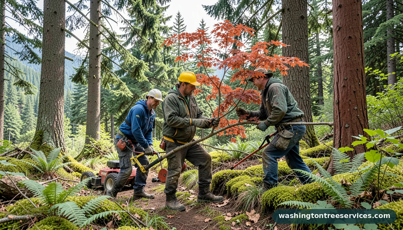 Certified arborists handling should i prune a japanese maple in Washington should i prune a japanese maple - certified arborists at work in Washington