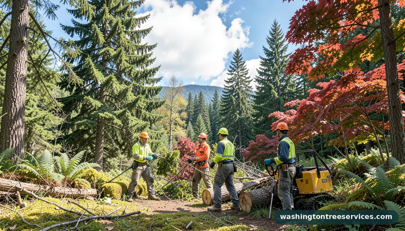 sky guys - professional tree service in Washington