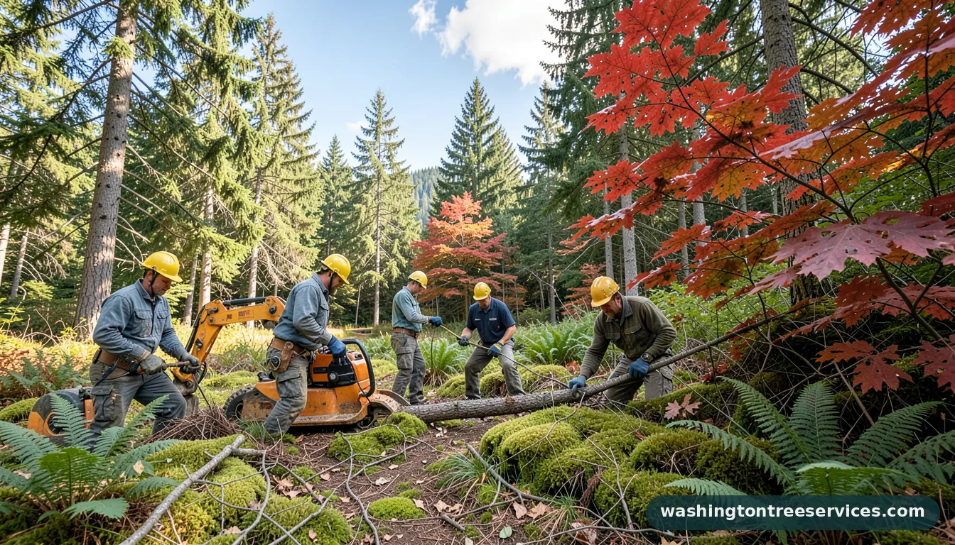 sky guys - completed tree work by Washington Tree Services