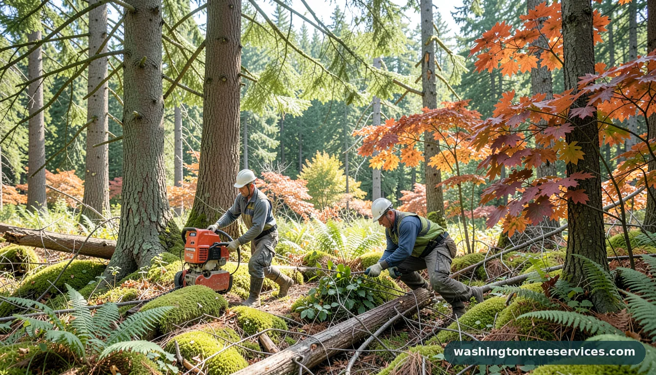 snohomish county tree service - certified arborists at work in Washington