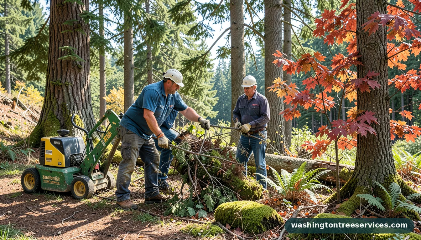 Completed snohomish tree service project by Washington Tree Services snohomish tree service - completed tree work by Washington Tree Services