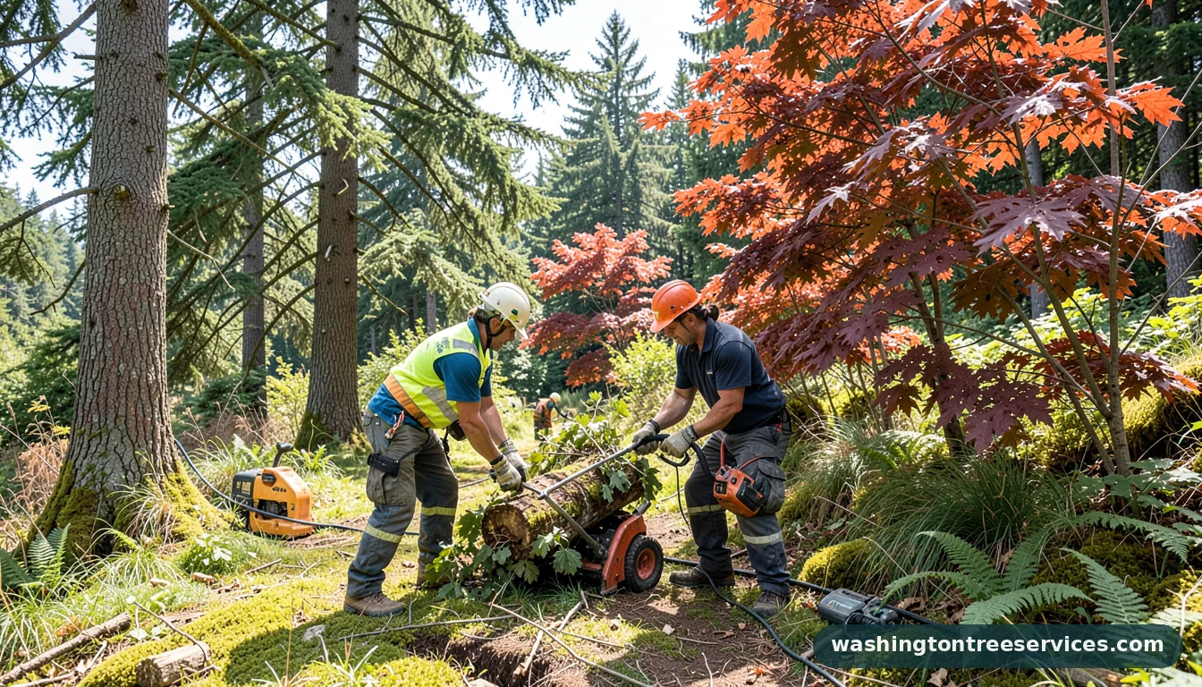spokane arborists - certified arborists at work in Washington