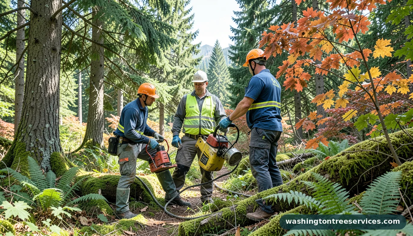 spokane arborists - completed tree work by Washington Tree Services