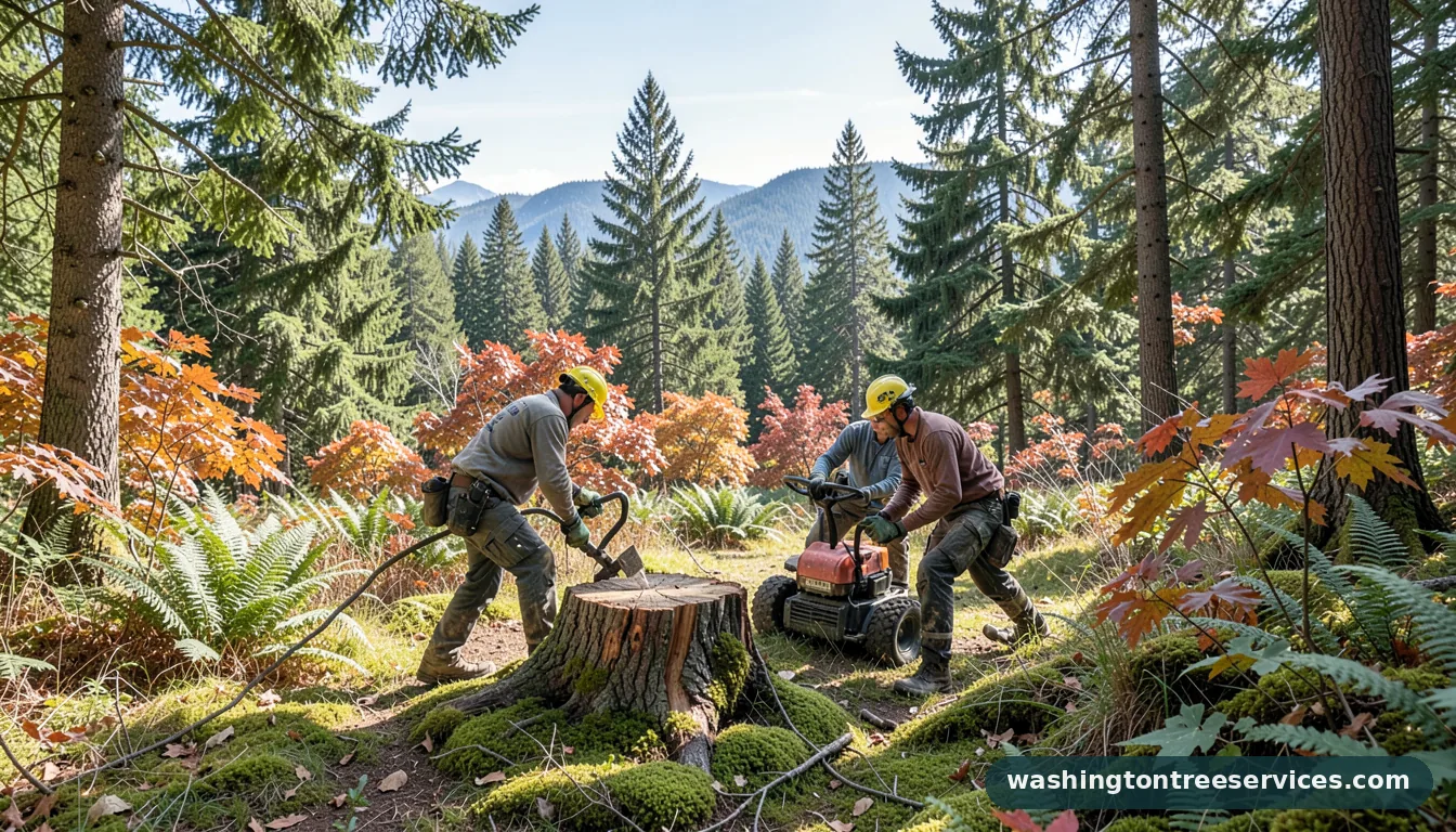 stump grinder price in Washington | Washington Tree Services stump grinder price - professional tree service in Washington