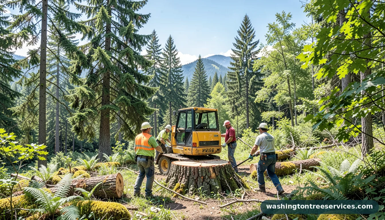 stump grinding machine in Washington | Washington Tree Services stump grinding machine - professional tree service in Washington