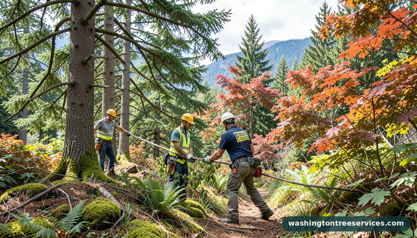 stymacks tree service - tree service equipment and crew in Washington