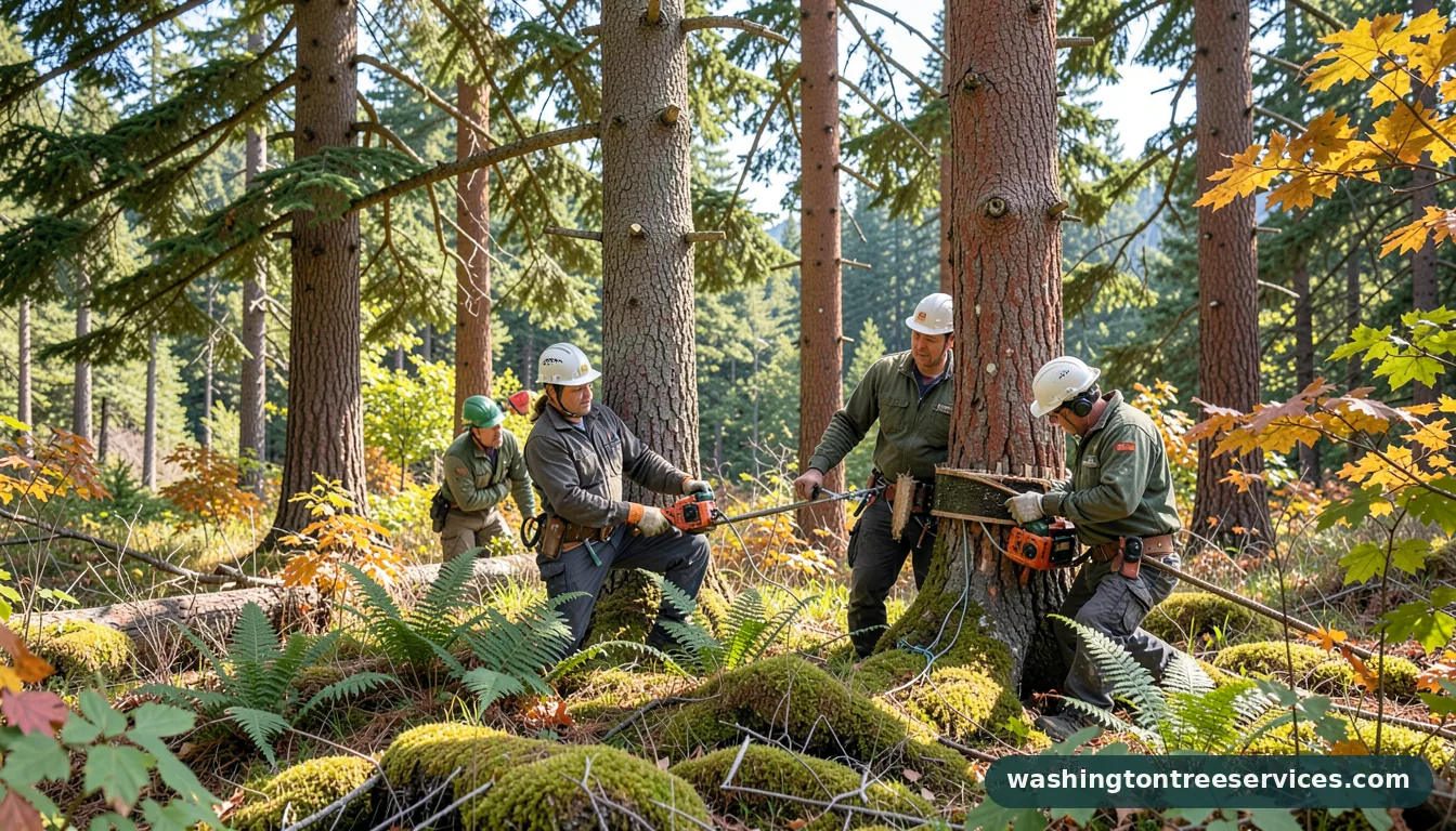 Professional equipment for tacoma tree trimming in Washington tacoma tree trimming - tree service equipment and crew in Washington