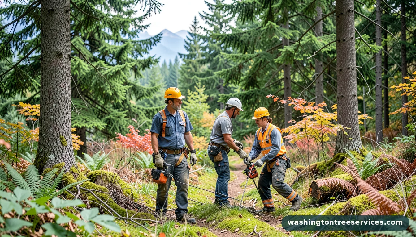 Completed tcia certified arborist project by Washington Tree Services tcia certified arborist - completed tree work by Washington Tree Services