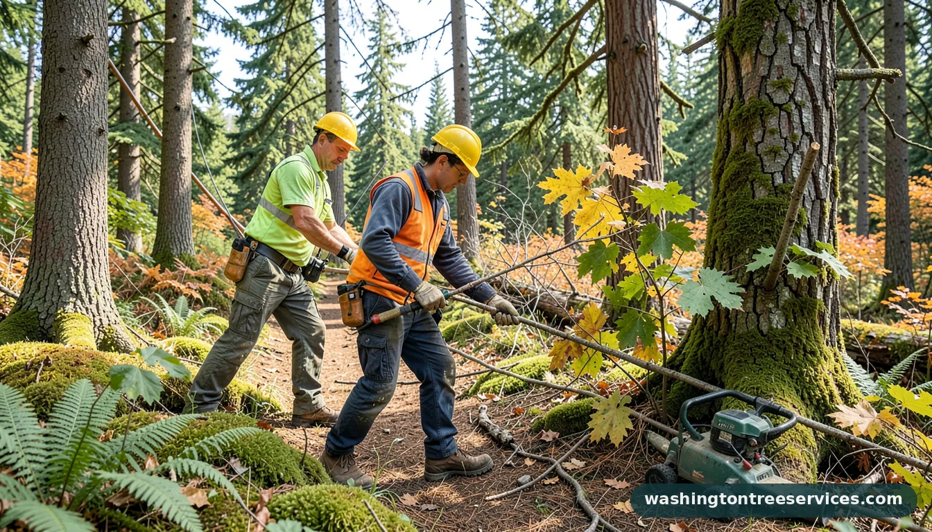 Professional equipment for tim and sons tree service in Washington tim and sons tree service - tree service equipment and crew in Washington