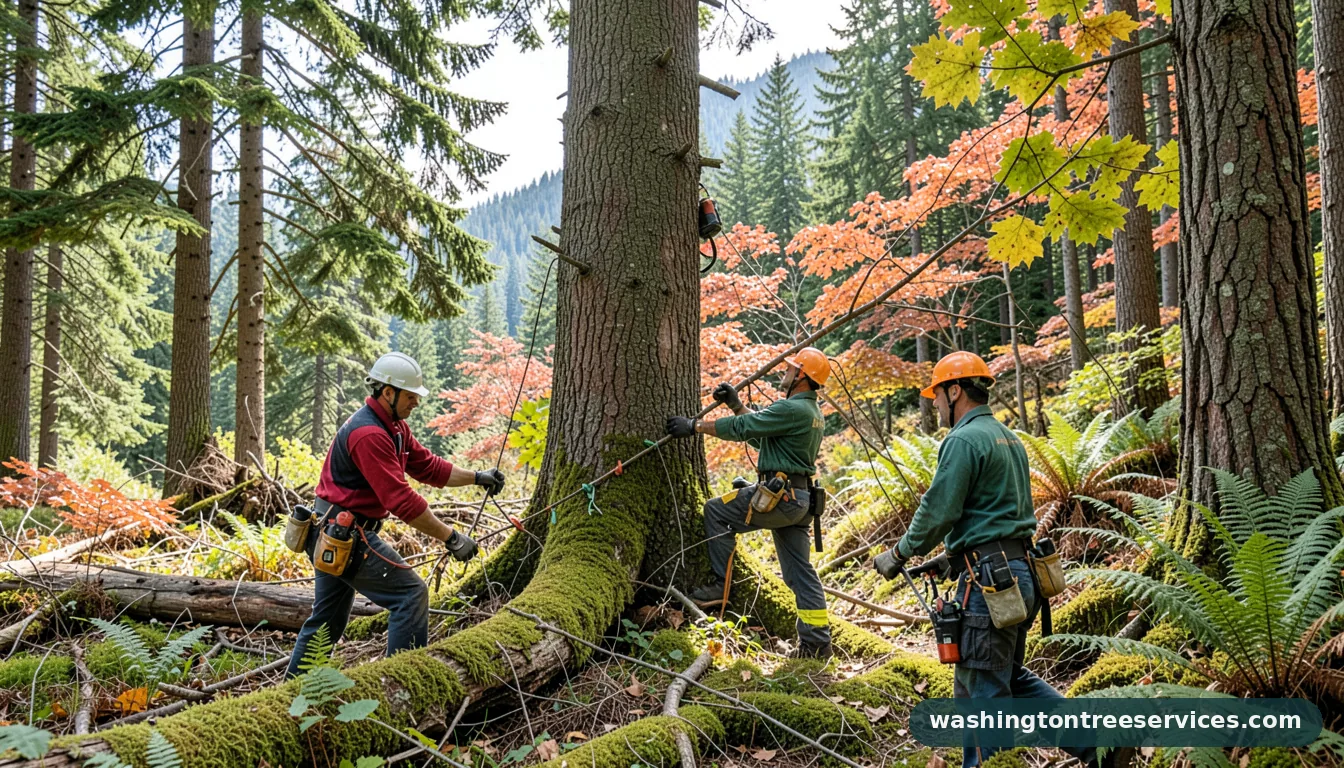 Professional equipment for tree arborist near me in Washington tree arborist near me - tree service equipment and crew in Washington