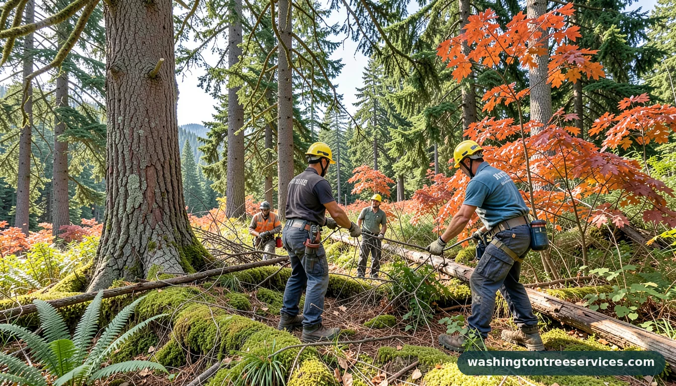 tree arborist - certified arborists at work in Washington