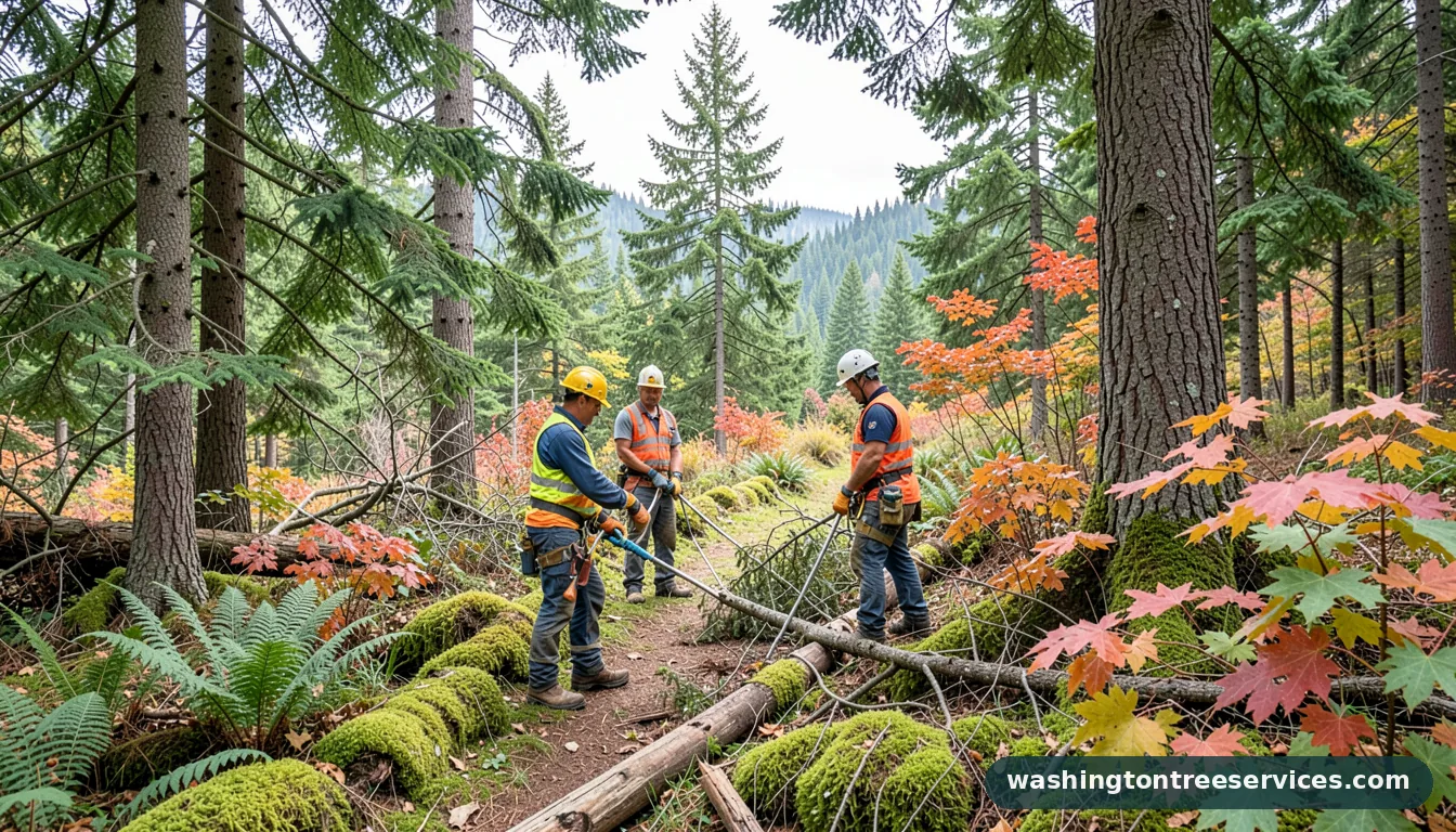 Completed tree assistance program tap project by Washington Tree Services tree assistance program tap - completed tree work by Washington Tree Services