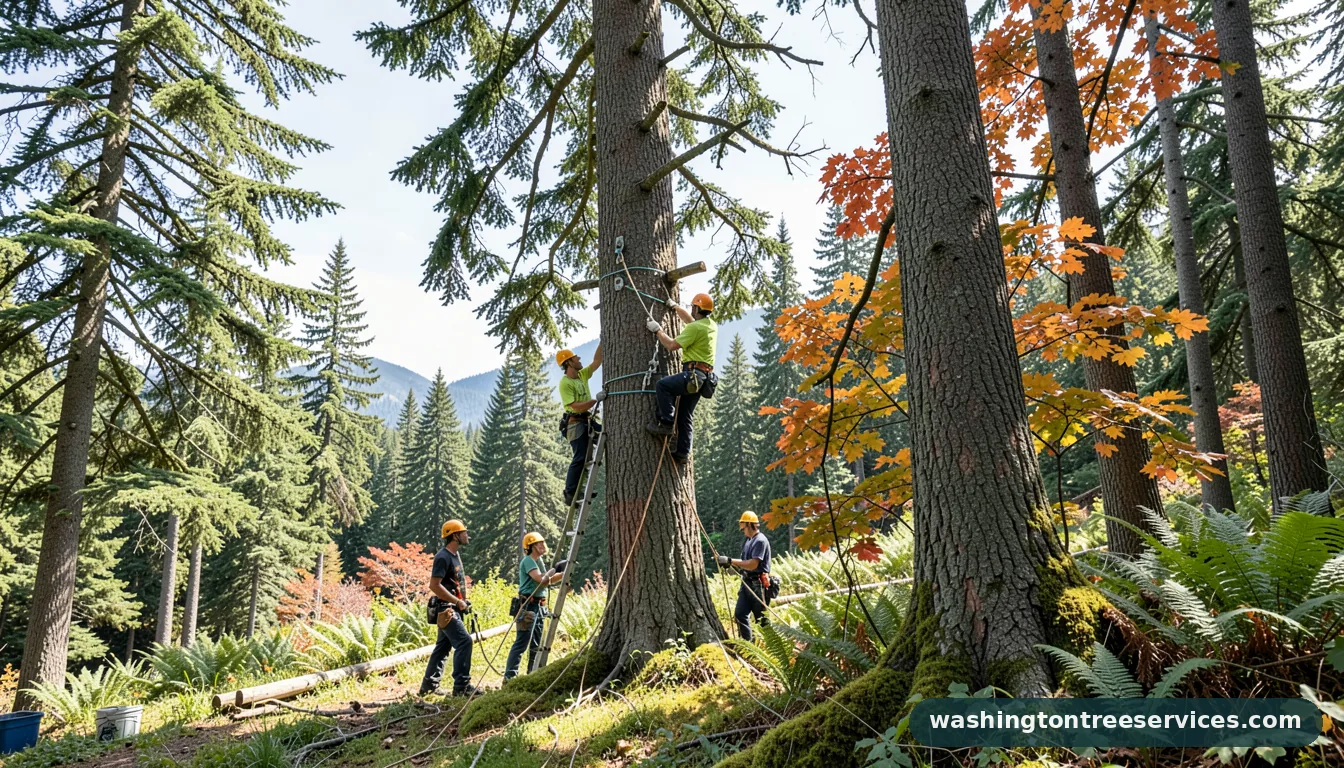 tree climbing arborist in Washington | Washington Tree Services tree climbing arborist - professional tree service in Washington